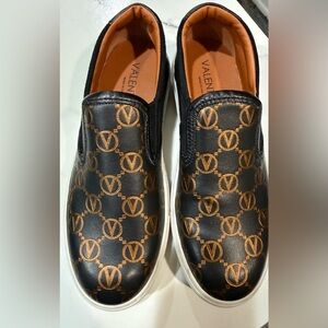 Valentino by Mario Valentino Regina Leather & Suede Slip-On Sneaker